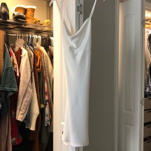 Show me your mumu Verona Cowl white dress
